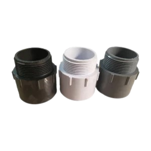 Aqua Max Adaptor 50mm Male | PVC Threaded | Pool Plumbing