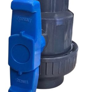 Aqua Max 1 X 63mm PVC Ball Valve with Union for Pools, Irrigation, Water Systems