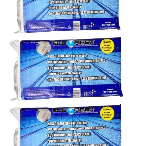 Aqua Max Eco- Fiber 1kg Swimming Pool Filter Medium - 3 Pack | Pool Equipment