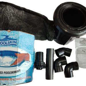 Aqua Max PoolSkim | Fixed Surface Skimmer | Black
