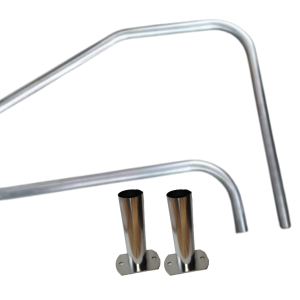Aqua Max Swimming Pool Hand Rail (Build in railing) & Mounting Brackets