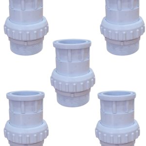 Aqua Max 50mm Pvc Union 5 Pack