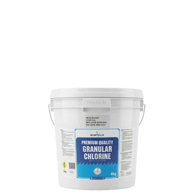 Everblue granular chlorine 4kg bucket