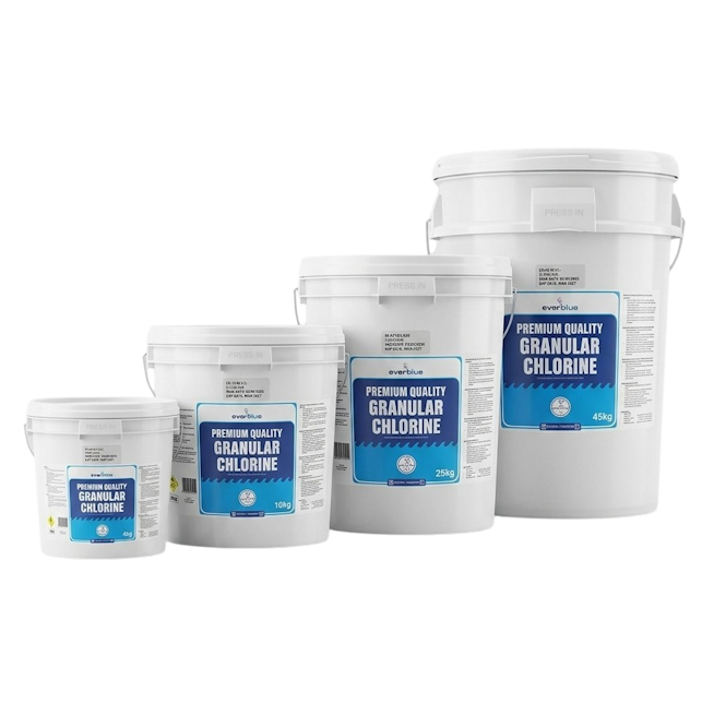 Everblue granular chlorine bucket All Sizes