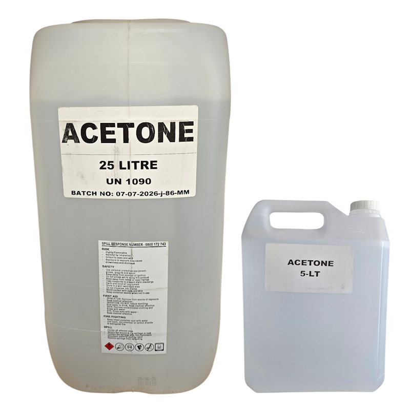 Acetone | Fibreglass Cleaning Solvent | 5L & 25L