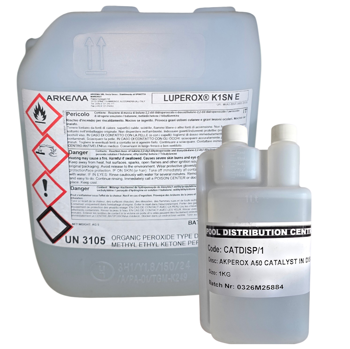 MEKP catalyst hardener Arkema Luperox for fibreglass resin